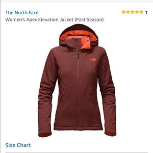 Womens Northface Apex Winter Jacket